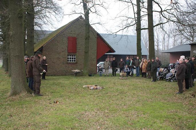 Fuchsstreckelegen auf dem Hof Lütke Westhues Hegering TelgteWestbevern